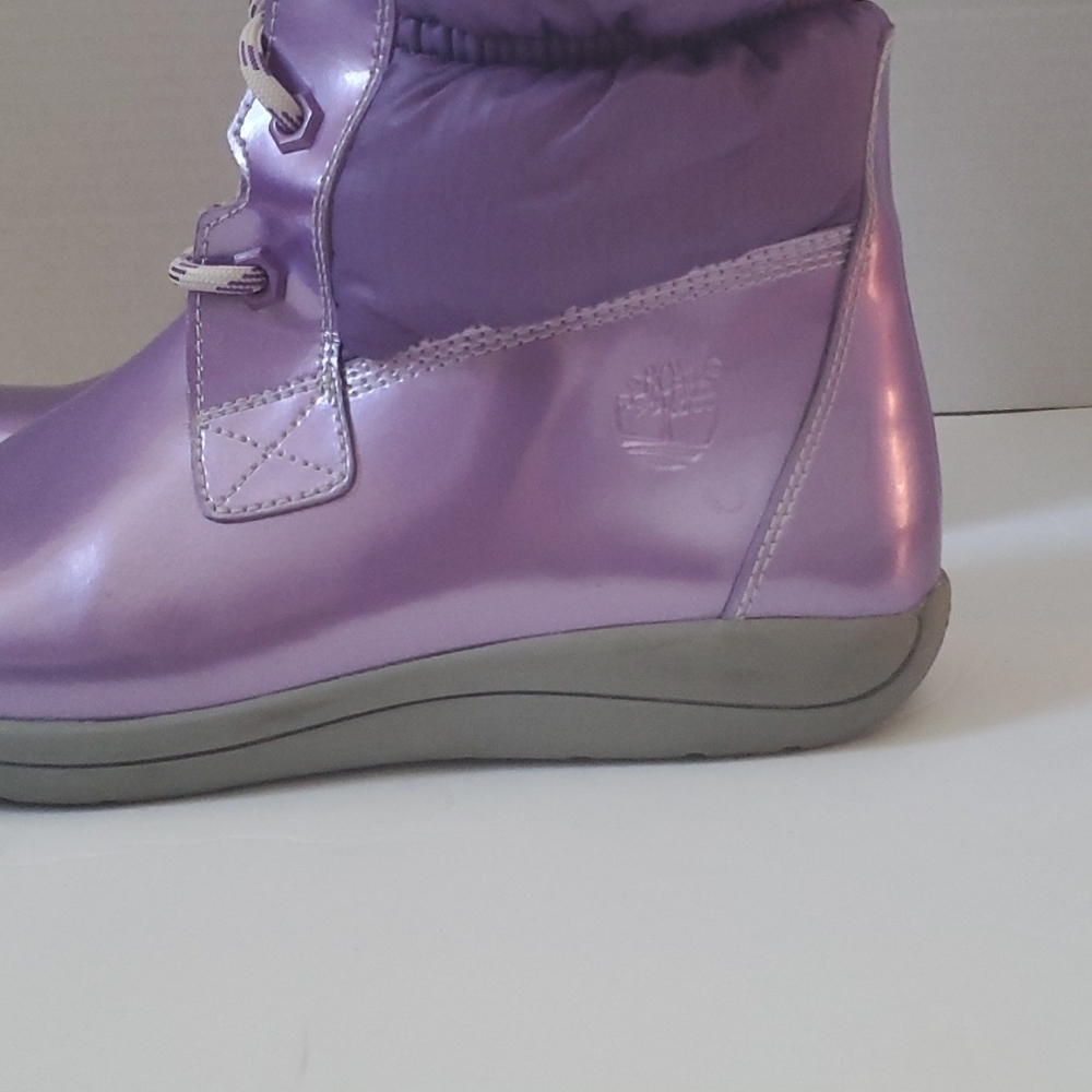 Timberland Winter Snow Boots- Metallic Purple - Picture 7 of 14